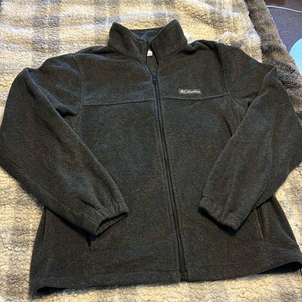 COLUMBIA Fleece Jacket • Dark Grey • Men’s Size Medium
